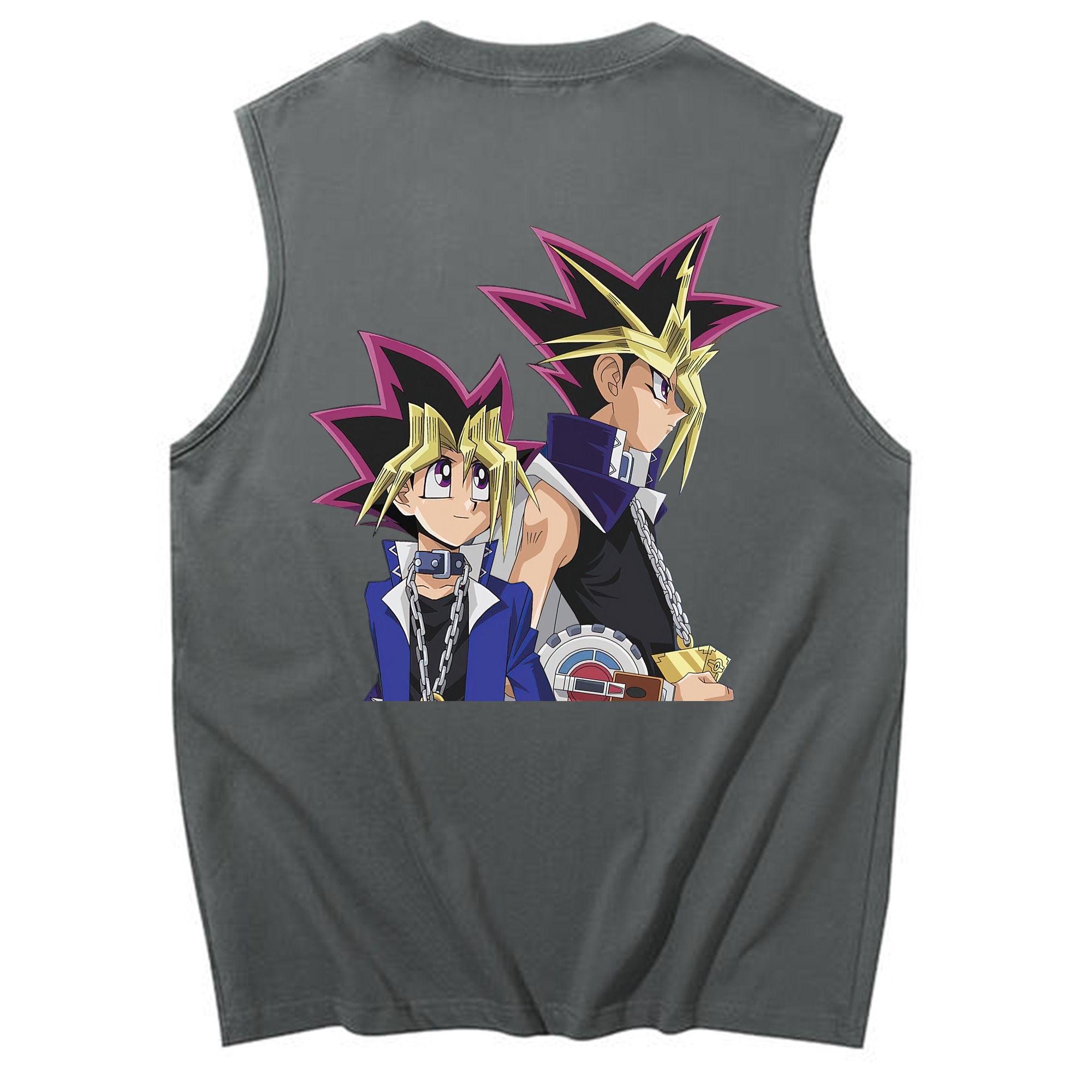 （画像用） 遊☆戯☆王 Yu-Gi-Oh! コットン100％タンクトップ（背面プリント）